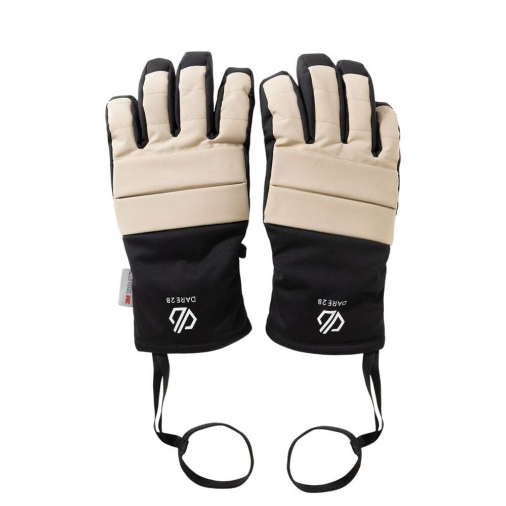 Dare 2B Unisex Adult Freeride II Ski Gloves / White Pepper